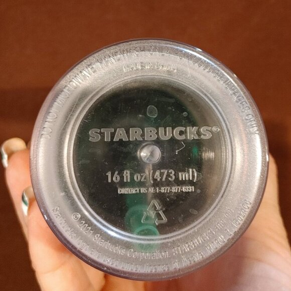 Starbucks Coffee 2021 Grande Clear Floral Spring 16oz - Picture 5 of 5